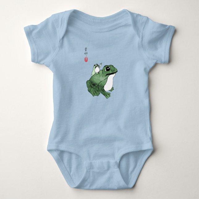 Body Grosse grenouille Petit crapaud japonais 19e siècl (Devant)