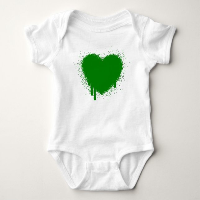 Body Grunge Heart - Vert (Devant)