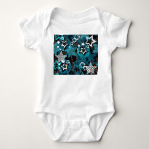 Body Grunge star motif, design pour enfants ludique.