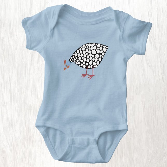 Body Guinée Hen (Guinea fowl or Guineahen fun baby bodysuit)