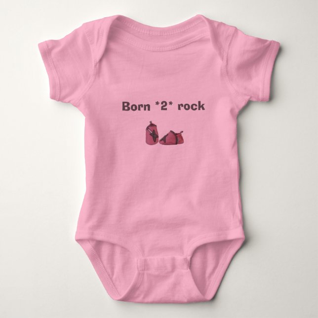 Body guitare de bébé, roche soutenue de *2* (Devant)