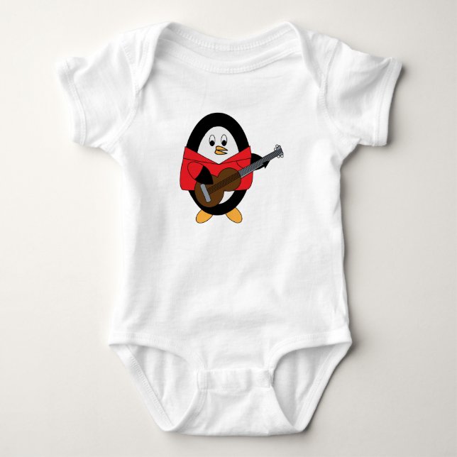 Body Guitare Penguin mignon animal (Devant)