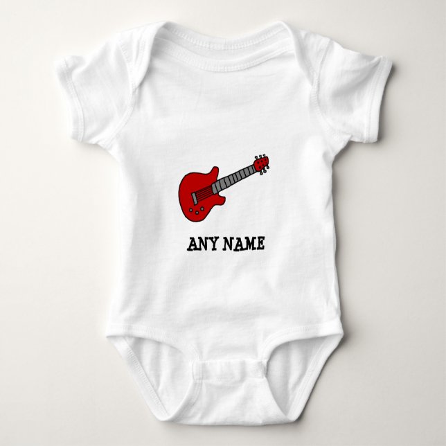 Body Guitare rouge de Rockin (Devant)