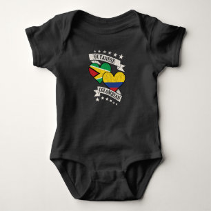 Body Guyanais Colombie drapeaux cardiaques Guyana Colom