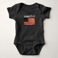 Gymnastique Grunge Américain Drapeau USA