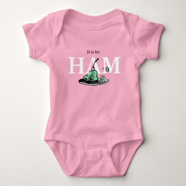 Body "H pour JAMBON" | Conception de l'alphabet (Devant)