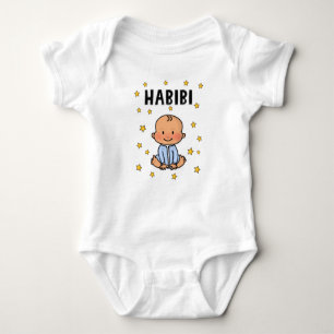 Body Habibi Baby Boy Boy Bodysuit bleu Nouveau bébé ara