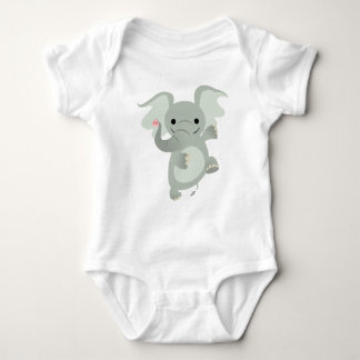 Body Habillement de bébé d'éléphant de bande dessinée