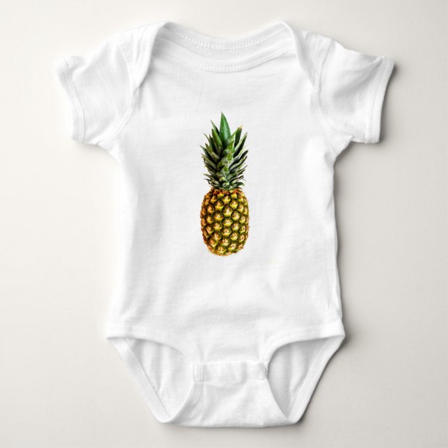 Body Habillement de bébé d'impression d'ananas (Devant)