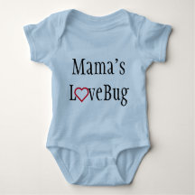 Habillement de bébé - LoveBug de maman - bleu