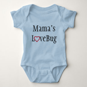Body Habillement de bébé - LoveBug de maman - bleu