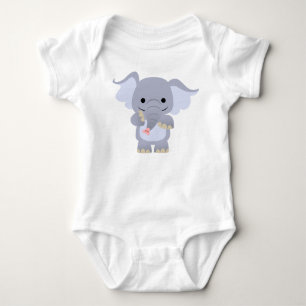 Body Habillement heureux de bébé d'éléphant de band