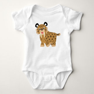 Body Habillement heureux mignon de bébé de Smilodon de