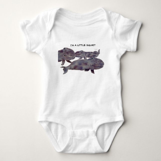 Body Habillement mignon de nourrisson de baleines (Devant)