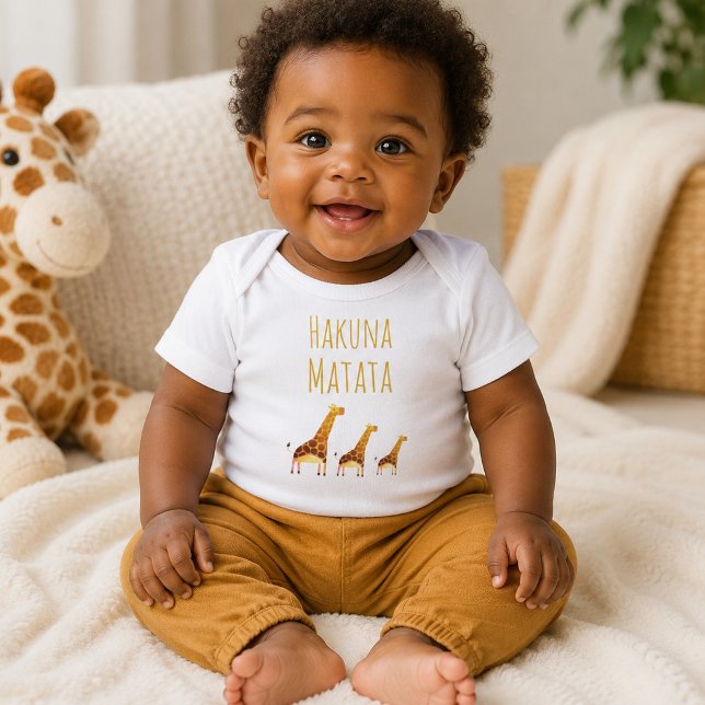 Body Hakuna Matata Girafes Mignons (Créateur téléchargé)