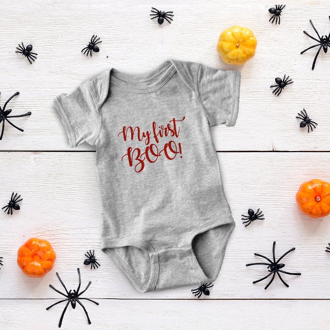 Body Halloween Mon Premier Boo ! (Halloween My First Boo! Baby Bodysuit)