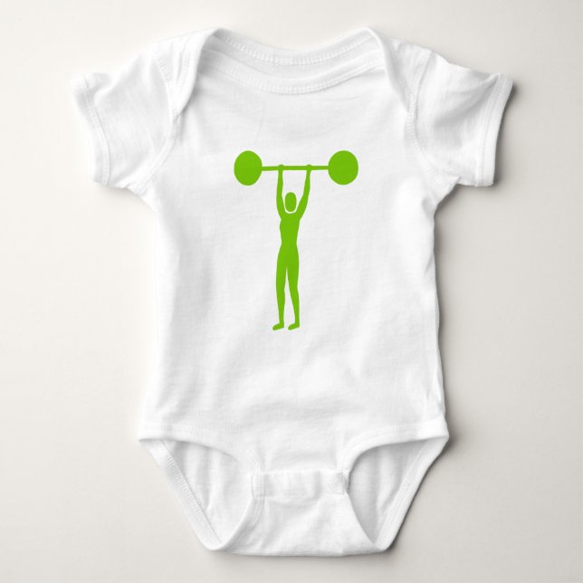 Body Haltérophilie 02 - Vert Martien (Devant)