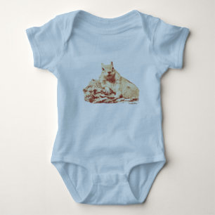 Body HAMbWG Baby Blue Snap T-shirt - écureuil