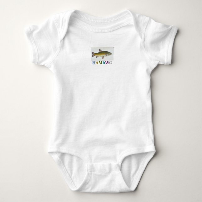 Body HAMbWG Baby - T-shirt de poisson biologique pour g (Devant)
