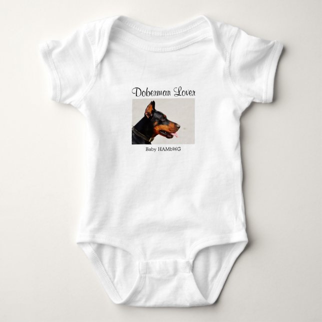 Body HAMbWG - Doberman Lover - T-Shirt bébé ou Snap T (Devant)