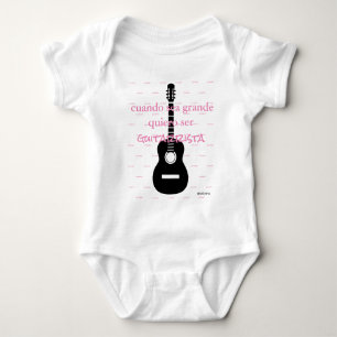 Body HAMbyWG - Romper, camiseta, Snap T - Guitarro