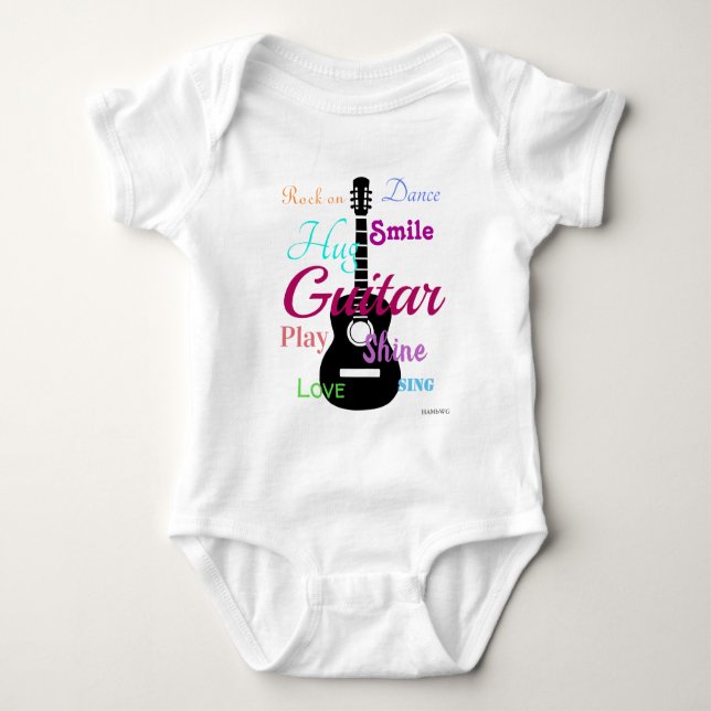 Body HAMbyWG - T Shirt - Multi-Couleur - Guitare (Devant)