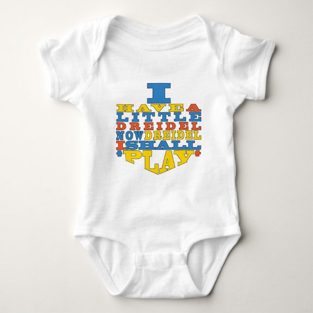 Body Hanoukka "Dreidel Play" T-shirt enfant (Devant)