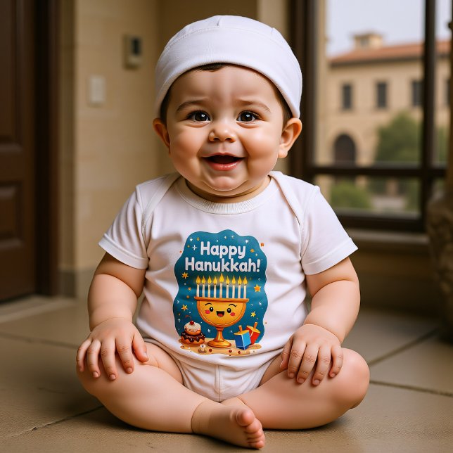Body Hanukkah Latke Dropper (Hanukkah Latke Dropper Baby Bodysuit)