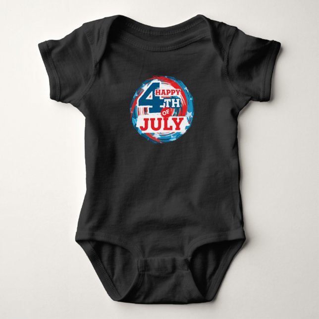 Body Happy 4 juillet - drapeau américain Couleur (Devant)