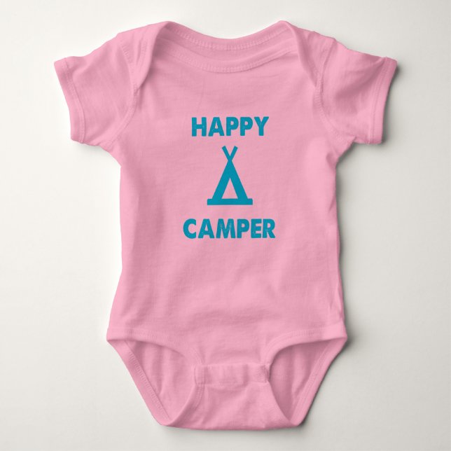 Body Happy Camper - Bébé Un Pièce Costume Corps (Devant)