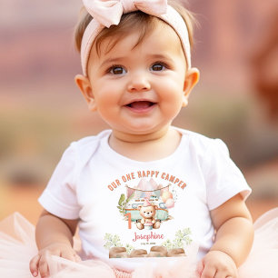 Body Happy Camper Été 1er Anniversaire Fille
