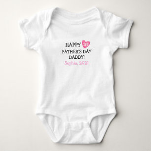 Body Happy First Fête des pères Baby Girl tenue
