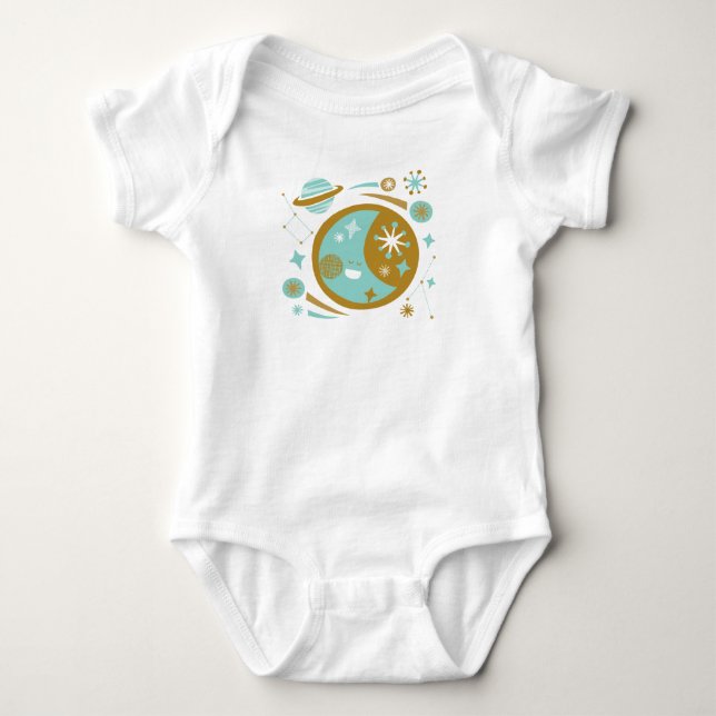 Body Happy Moon Baby Bodysuit (Devant)