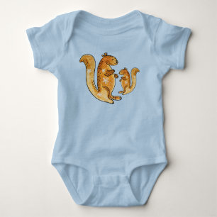 Body Happy Squirrel Baby Bodysuit