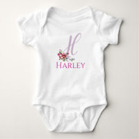Harley Nom Reveal Floral Lettre H Girl Whimsical