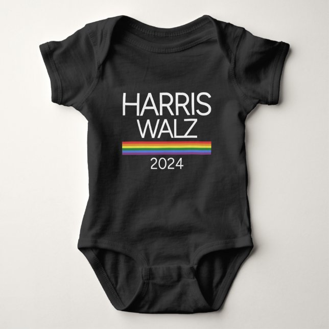 Body Harris Walz 2024 Rainbow LGBTQ Pride drapeau (Devant)