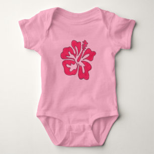 Body Hawaii Tropical Pink Hibiscus Flower Hawaiian