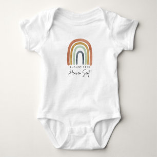 Body Heaven envoyé Boho Rainbow Baby Faire-part Onsie