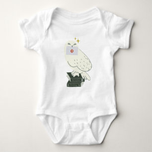 Body Hedwige avec lettre dessin fantaisiste
