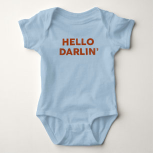 Body "Hello Darlin'" Drôle & mignon bébé & enfant