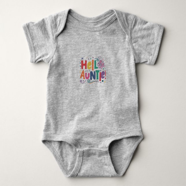 Body Hello Tante costume pour bébé (Devant)
