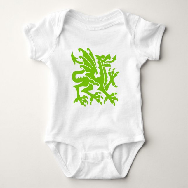 Body Heraldic Dragon 01 - Martian Green (Devant)