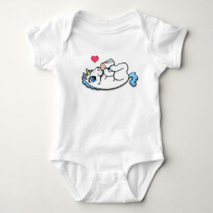 Body Heure du repas de licorne de bébé - bleu