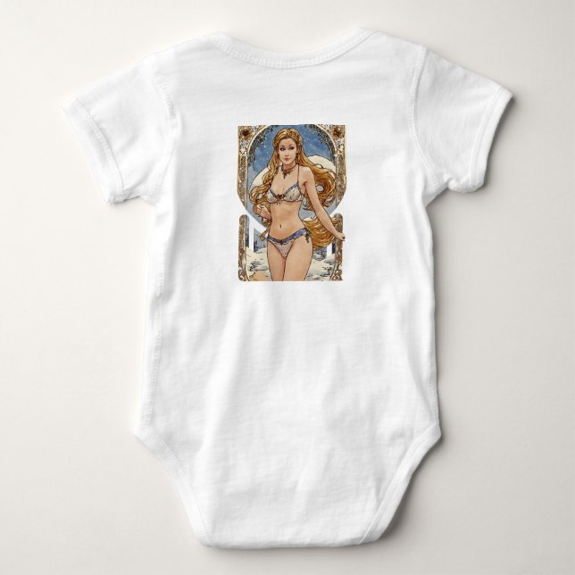 Body Heureuse Brunette et recherche BlondeV2 style Much (Dos)