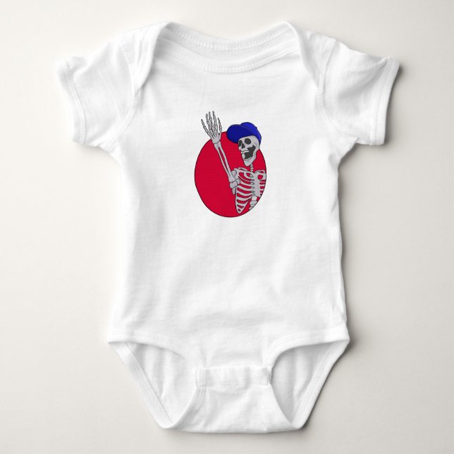 Body Hey Amis Cool et drôle Squelette (Devant)