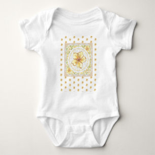 Body Hibiscus & dentelle JAUNE