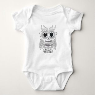 Body Hibou blanc