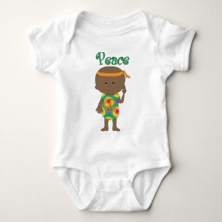 Body Hippie Baby Peace Africain Américain
