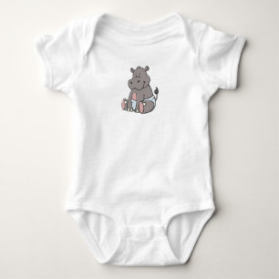 Body Hippo bébé personnalisable