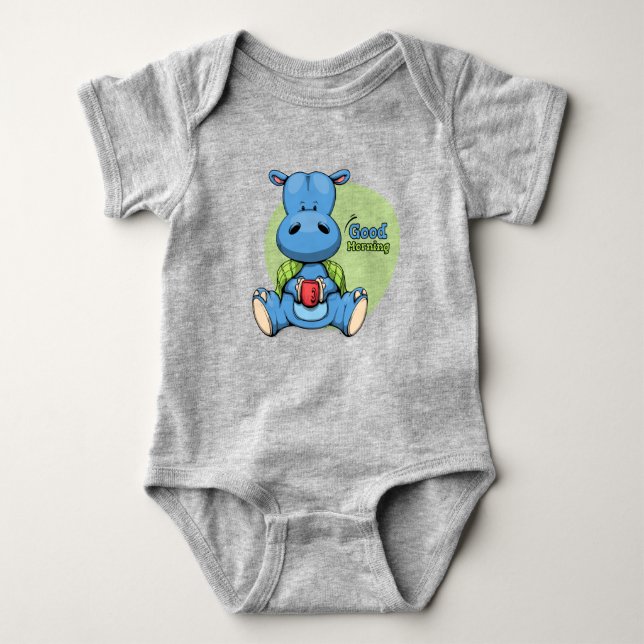 Body Hippo de dessin | (Devant)